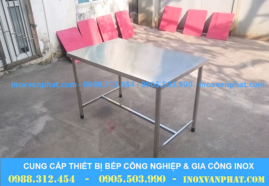 Bàn inox 1 tầng chất lượng cao Bàn inox 1 tầng chất lượng cao