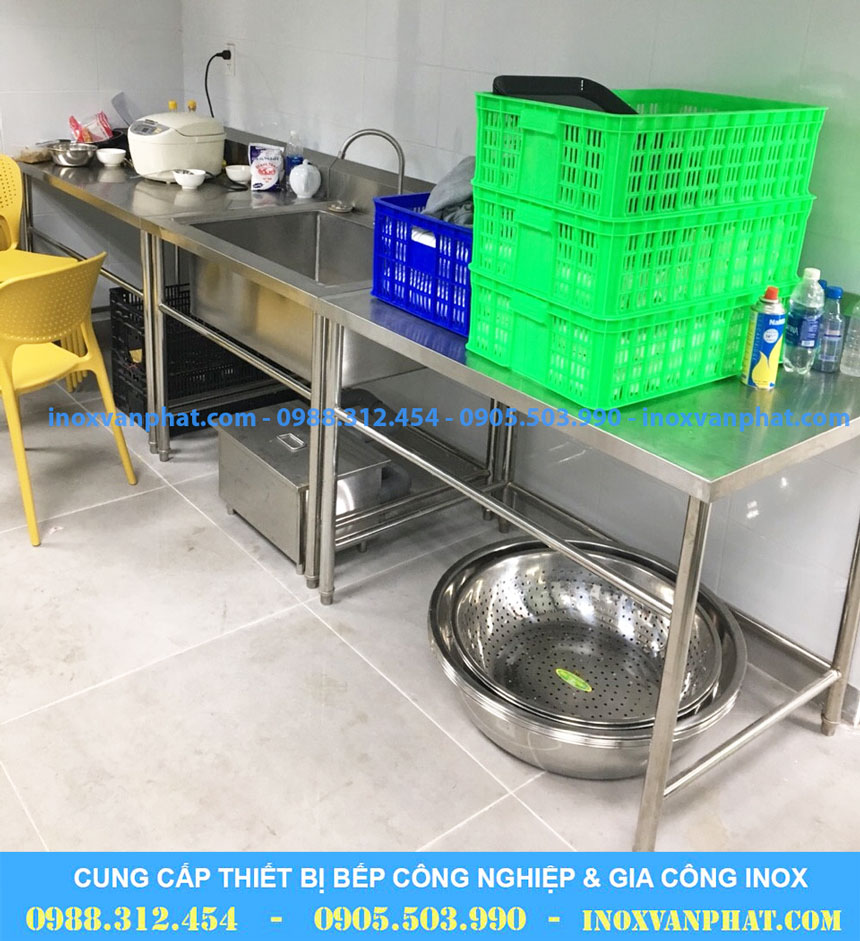 Bàn bếp inox giá tốt Bàn bếp inox giá tốt