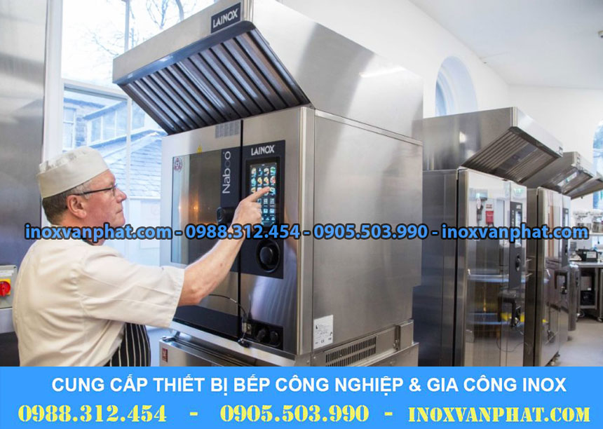 Lò hấp nướng đa năng áp dụng tại các gian bếp